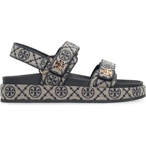 Jacquard Stoff Plateau Sandalen - TORY BURCH - Modalova