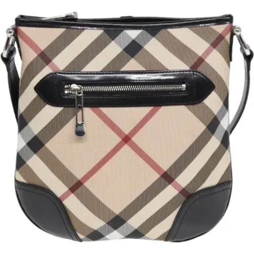 Pre-owned Canvas shoulder-bags , female, Sizes: ONE SIZE - Burberry Vintage - Modalova