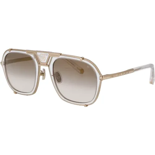 Stylish Sunglasses Spp010M , male, Sizes: 55 MM - Philipp Plein - Modalova