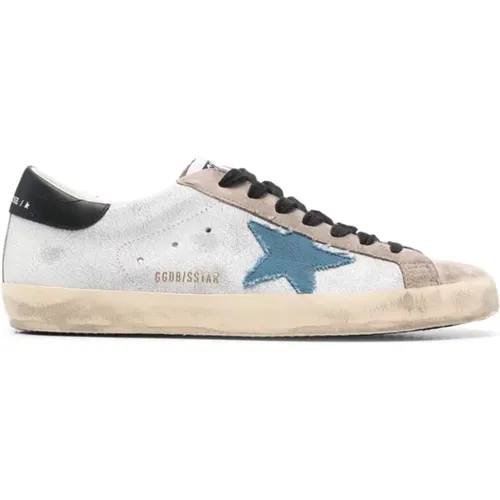 Zerstörte Sneakers mit Sternenpatch , Herren, Größe: 42 EU - Golden Goose - Modalova