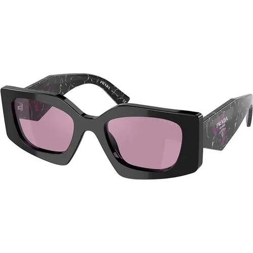 Stylish Sunglasses with Dark Violet Lenses , female, Sizes: 51 MM - Prada - Modalova