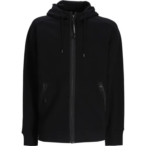 Diagonal Raised Fleece Hooded Sweatshirt , male, Sizes: L, S, M, XL, 2XL - C.P. Company - Modalova