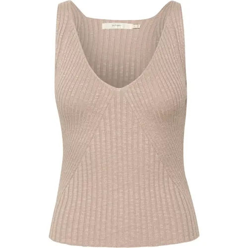 Lieiw Top Bluser Ton Melange , Damen, Größe: M - InWear - Modalova