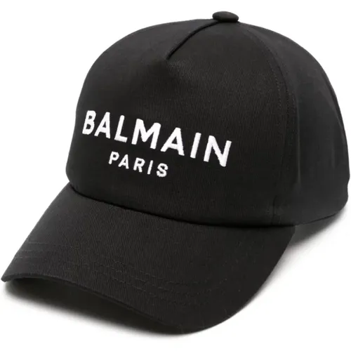 Schwarze Hüte und Mützen für Männer - Balmain - Modalova