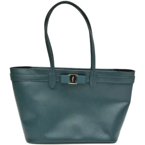 Pre-owned Leather totes , female, Sizes: ONE SIZE - Salvatore Ferragamo Pre-owned - Modalova