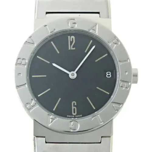 Pre-owned Stainless Steel watches , female, Sizes: ONE SIZE - Bvlgari Vintage - Modalova