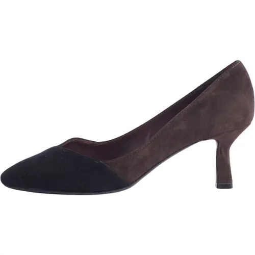 Flache Schuhe decolté 3 Farben 5 cm Absatz , Damen, Größe: 40 1/2 EU - L'ARIANNA - Modalova