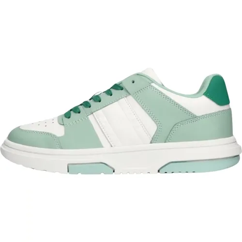 Grüne Low Top Skate Sneakers,Damen Low Top Skate Sneakers - Tommy Jeans - Modalova