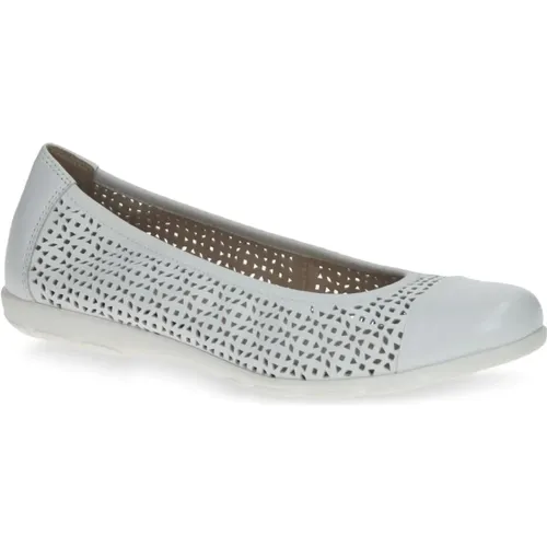 Nappa casual closed ballerinas , female, Sizes: 3 UK, 4 UK - Caprice - Modalova