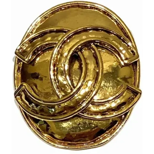 Pre-owned Metal brooches , female, Sizes: ONE SIZE - Chanel Vintage - Modalova