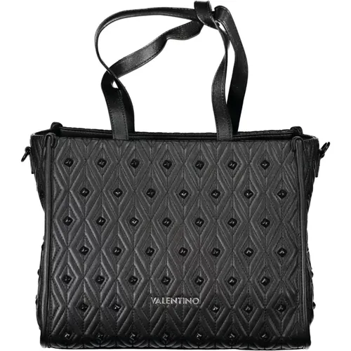 Schwarze Schultertasche mit abnehmbarem Riemen , Damen, Größe: ONE Size - Valentino by Mario Valentino - Modalova