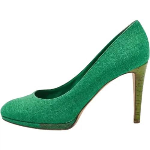 Pre-owned Canvas heels , Damen, Größe: 40 1/2 EU - Sergio Rossi Pre-owned - Modalova