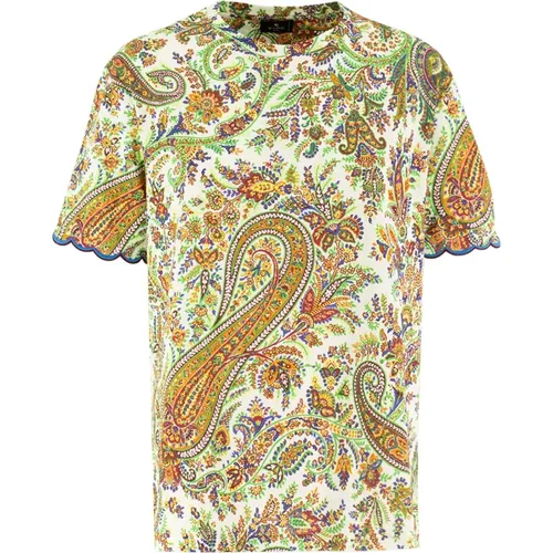 T-shirt , female, Sizes: L - ETRO - Modalova