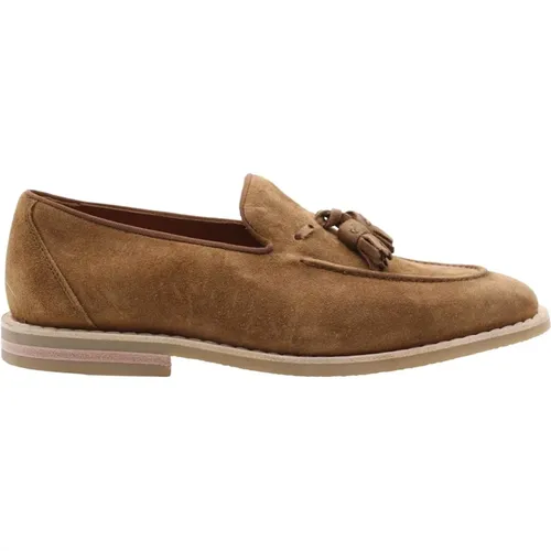 Classic Mocassin Loafers , male, Sizes: 8 1/2 UK, 9 1/2 UK, 8 UK, 11 UK, 12 UK, 10 UK - Flecs - Modalova