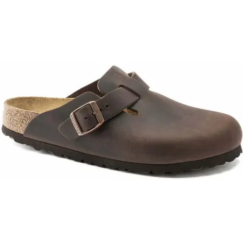 Sandals Boston Oiled Leather , female, Sizes: 7 UK - Birkenstock - Modalova