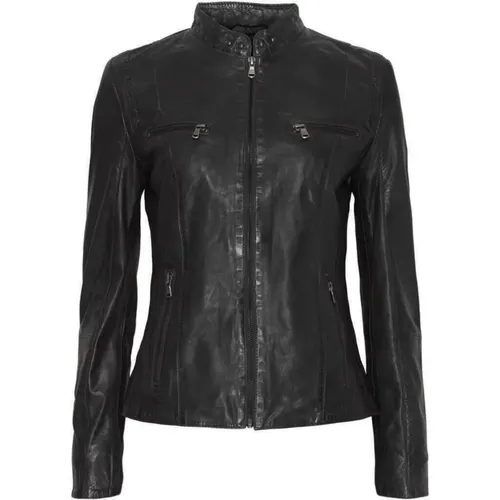 Leather Jacket , female, Sizes: 2XL, 3XL, XL, L, XS, M, 4XL - Btfcph - Modalova