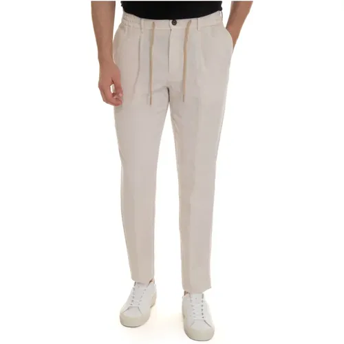 Trousers with lace tie , male, Sizes: 5XL, M, XL, 2XL - Berwich - Modalova