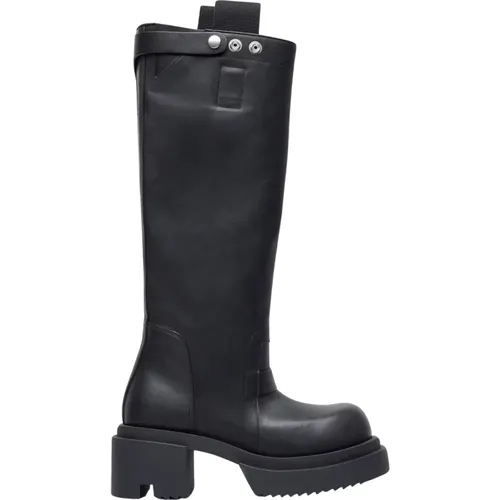 Leder Kniehohe Stiefel Rick Owens - Rick Owens - Modalova