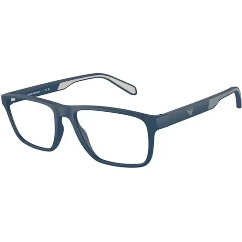 Blaues Gestell Sonnenbrille - Emporio Armani - Modalova