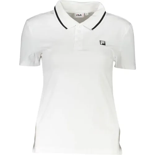 Cotton Polo Shirt with Contrasting Details , male, Sizes: S - Fila - Modalova