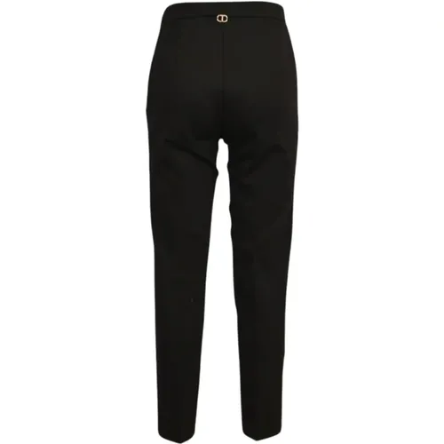 Straight Leg Pants , female, Sizes: L, S, XS, 2XS - Twinset - Modalova