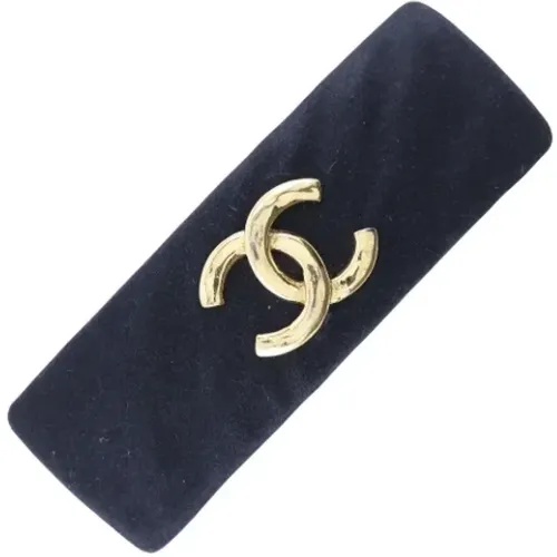 Pre-owned Satin hair-accessories , female, Sizes: ONE SIZE - Chanel Vintage - Modalova