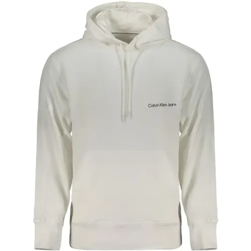 Logo Print Hooded Sweatshirt Eco-Friendly , male, Sizes: S, XL, L, 2XL, M - Calvin Klein - Modalova