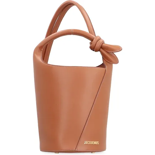 Mini Eimer Tasche mit Druckverschluss - Jacquemus - Modalova