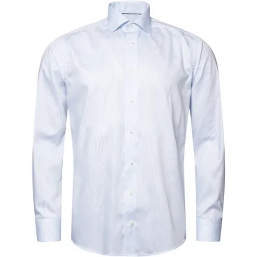 Striped Slim Fit Cotton Shirt , male, Sizes: 2XL - Eton - Modalova