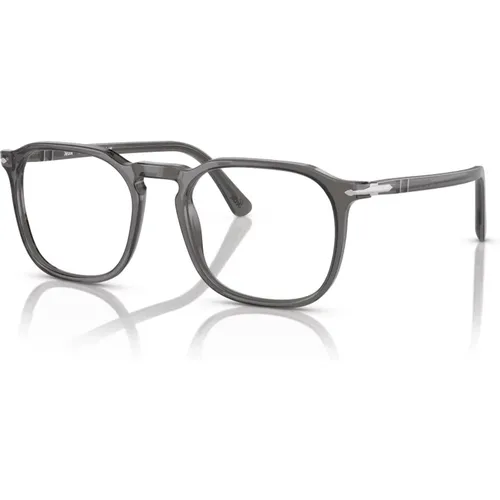 Transparent Grey Eyewear Frames , unisex, Sizes: 50 MM - Persol - Modalova