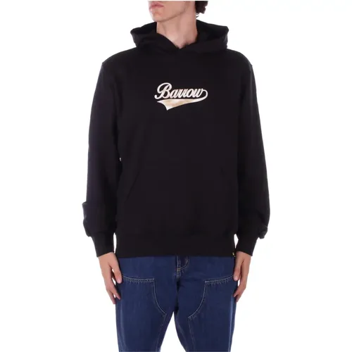 Hoodie Sweater Logo Front Pocket , male, Sizes: M, XL, L, S - Barrow - Modalova