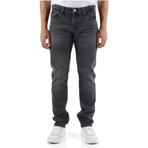 Slim Fit Five-Pocket Jeans , male, Sizes: W32, W34, W31, W33 - Calvin Klein Jeans - Modalova