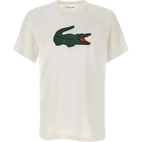 Men's Cotton T-shirt Logo Print , male, Sizes: XL - Lacoste - Modalova