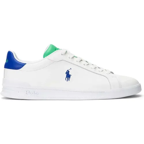 Weiße Court II Leder Sneakers - Polo Ralph Lauren - Modalova