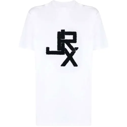 Herren T-Shirt mit kontrastierendem Logo,Kontrast Logo Baumwoll T-Shirt - John Richmond - Modalova