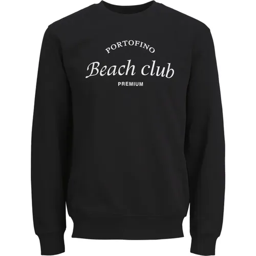 Ocean Club Sweat Crew Neck Sweater , Herren, Größe: XL - jack & jones - Modalova