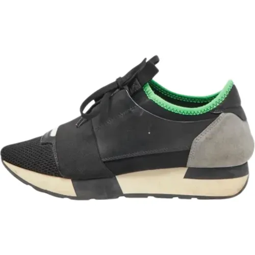 Pre-owned Leather sneakers , female, Sizes: 4 UK - Balenciaga Vintage - Modalova