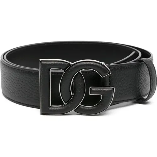 Logo Belt , male, Sizes: 105 CM, 100 CM, 110 CM, 85 CM, 90 CM - Dolce & Gabbana - Modalova