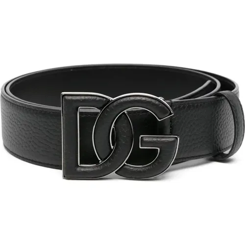 Logo Belt , male, Sizes: 105 CM, 100 CM, 110 CM, 85 CM, 95 CM, 90 CM - Dolce & Gabbana - Modalova
