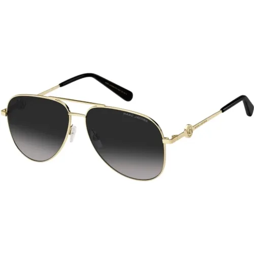 Schwarze Metall Damen Sonnenbrille - Marc Jacobs - Modalova