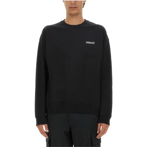 Hills Sweatshirt , male, Sizes: S, L - Versace - Modalova