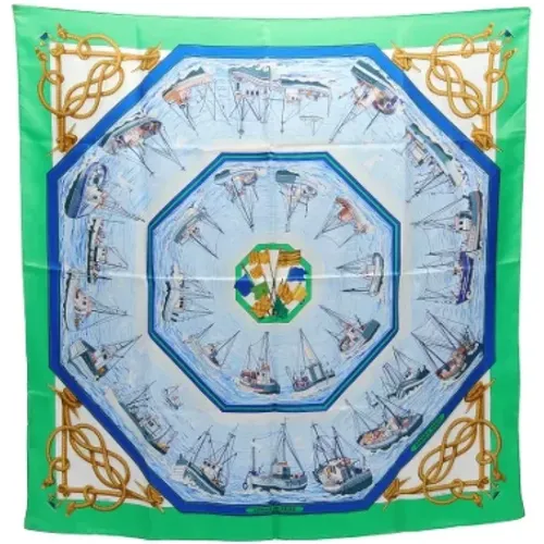 Pre-owned Silk scarves , female, Sizes: ONE SIZE - Hermès Vintage - Modalova