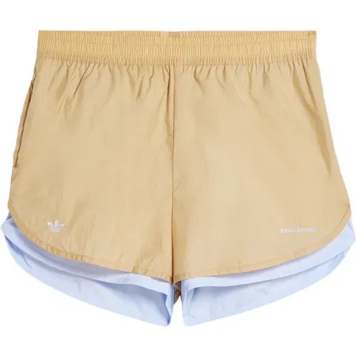 Layered Nylon Shorts , male, Sizes: M, L, XL - Adidas - Modalova
