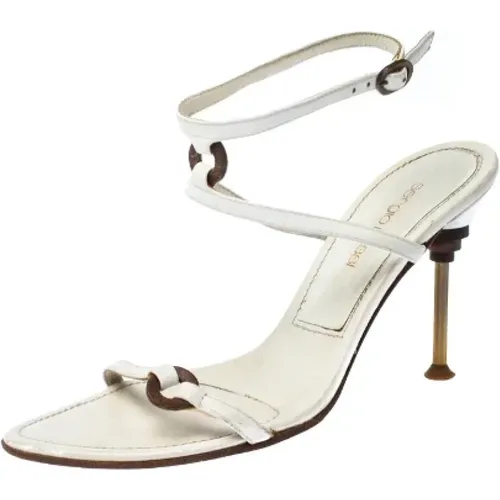 Pre-owned Leather sandals , female, Sizes: 3 1/2 UK - Sergio Rossi Pre-owned - Modalova