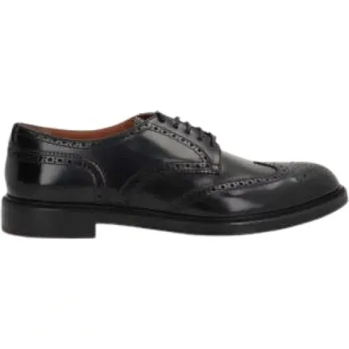 Brogue Leather Derby Shoes , male, Sizes: 9 UK, 6 UK, 10 UK, 7 UK, 7 1/2 UK, 6 1/2 UK - Doucal's - Modalova