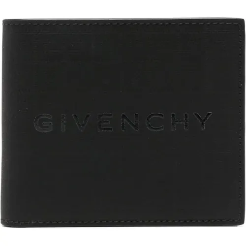Schwarzes Leder Bi-Fold Geldbörse - Givenchy - Modalova
