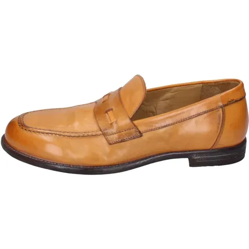 Leather Loafers for Men , male, Sizes: 7 UK - Moma - Modalova