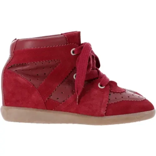 Pre-owned Suede sneakers , female, Sizes: 7 UK - Isabel Marant Pre-owned - Modalova