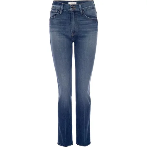 Stylische Slim-Fit Jeans , Damen, Größe: W29 - Frame - Modalova