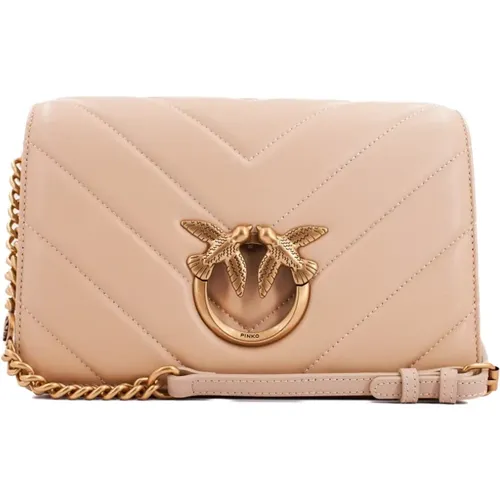 Klassische Love Click Crossbody-Tasche - pinko - Modalova